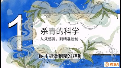 第05节（加工篇）：决胜2分钟：用&ldquo;数字温控&rdquo;破解杀青不匀，复刻大师级手工口感，课程：《茶金时代：从&ldquo;看天吃饭&rdquo;到&ldquo;精准控局&rdquo;的茶叶高产提质实战课》