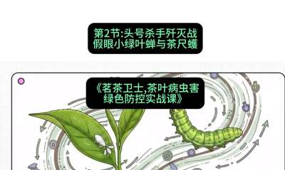 第02节：头号杀手歼灭战&mdash;&mdash;假眼小绿叶蝉与茶尺蠖，课程：《茗茶卫士&mdash;&mdash;茶叶病虫害绿色防控实战课》#识农AI