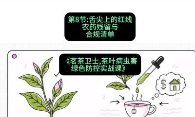 第08节：舌尖上的红线&mdash;&mdash;农药残留与合规清单，课程：《茗茶卫士&mdash;&mdash;茶叶病虫害绿色防控实战课》#识农AI